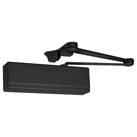 Sargent Manual, Hydraulic, 351 Surface Door Closers, Door Closer, Heavy Duty Interior and Exterior, Black 351-CPS TB ED